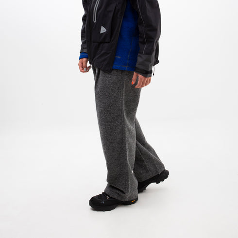 Wool Twill Wide Pants
